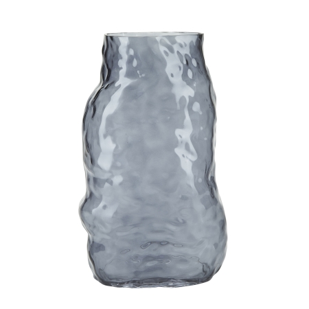 Glas vase smoke gr Margit Brandt