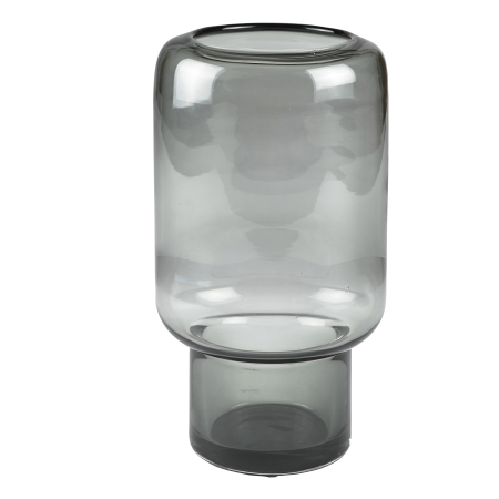 Vase i gr glas - Villa Collection